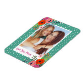 ブライトカスタムフローラ母の日写真 マグネット (左側)