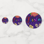 ブライトカラフルおもしろいフィエスタパーティーシンコデマヨ コンフェッティ (正面)