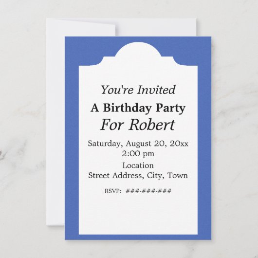 ブライトカラフルアーポップ・アートのトスタイル誕生日シルボーツ 招待状 (正面)