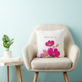 ブライトカラフルガーデンコスモス花カスタム咲き クッション (椅子)