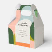 ブライトカラフルグルーヴィレトロアーチエイジ誕生日 フェイバーボックス (裏面サイド)