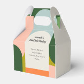 ブライトカラフルグルーヴィレトロアーチエイジ誕生日 フェイバーボックス (正面サイド)