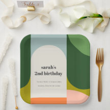 ブライトカラフルグルーヴィレトロアーチエイジ誕生日