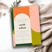 ブライトカラフルグルーヴィレトロアーチエイジ誕生日