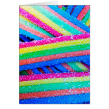 ブライトカラフルシュガースイーツレインボーキャンディストライプーズ