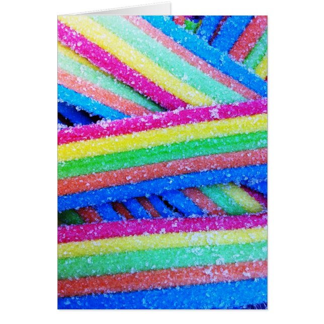 ブライトカラフルシュガースイーツレインボーキャンディストライプーズ (正面)