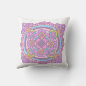 ブライトカラフルトレーサリーオーナメント装飾用クッション クッション (裏面)