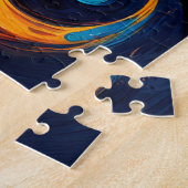 ブライトカラフルハートはっきりしたアモダンート ジグソーパズル (側面)