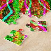 ブライトカラフルバースト挑戦的レトロパズル ジグソーパズル (側面)