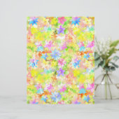 ブライトカラフルフローラクラフト紙 (スタンド正面)