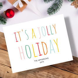 ブライトカラフルホすてきリデイ |クリスマスカード シーズンポストカード