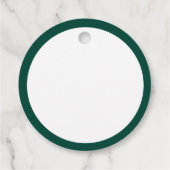 ブライトカラフルモダンクリスマスファミリースクエアスティ フェイバータグ (裏面)