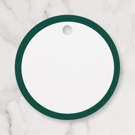 ブライトカラフルモダンクリスマスファミリースクエアスティ フェイバータグ (裏面)