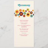 ブライトカラフルレトロデイジー結婚ズ プログラム (正面)