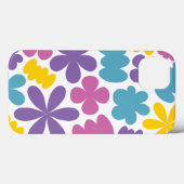 「ブライトカラフルレトロフラワー」iPhone 13ケース Case-Mate iPhoneケース (裏面 (横))