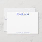 ブライトカラフル抽象芸術アート名前をカスタムする サンキューカード (正面)