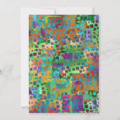 ブライトカラフル紙吹雪卒業党 招待状 (裏面)