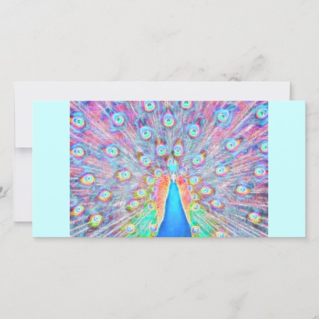 ブライトカラフル*ピーコック*スピリットデザイン (正面)