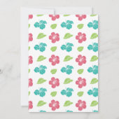 ブライトカラーズアイランドルアウ（ハワイ式宴会）誕生日パーティー 招待状 (裏面)