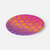 ブライトカラーズアラビアンモロッコグラムパーティー ペーパープレート (アングル)