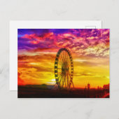 ブライトカラーズサンセット – ブライトンシーフロントホイール ポストカード (正面/裏面)