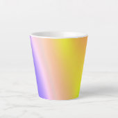 ブライトカラーズスモールラテマグ カフェラテマグ (正面)