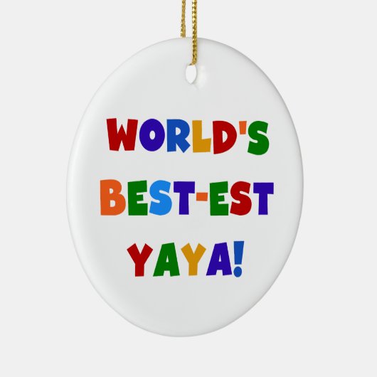 ブライトカラーズワールド最高ので最も高い屋屋家の贈り物 セラミックオーナメント (右)