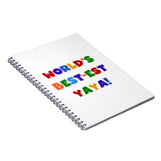 ブライトカラーズワールド最高ので最も高い屋屋家の贈り物 ノートブック (右側)