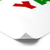 ブライトカラーズワールド最高ので最も高い屋屋家の贈り物 ポスター (角)