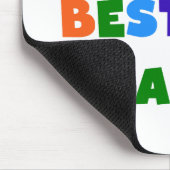 ブライトカラーズワールド最高ので最も高い屋屋家の贈り物 マウスパッド (コーナー)