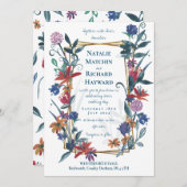 ブライトカントリーフローラカーニバルヤマフラワー 招待状 (正面/裏面)