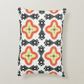 ブライトカーペット:民族アステカオーナメント アクセントクッション (裏面(縦))