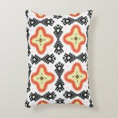 ブライトカーペット:民族アステカオーナメント アクセントクッション (正面(垂直))