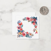 ブライトガーデンフラワーリース ノートカード (正面/裏面インサイチュ)