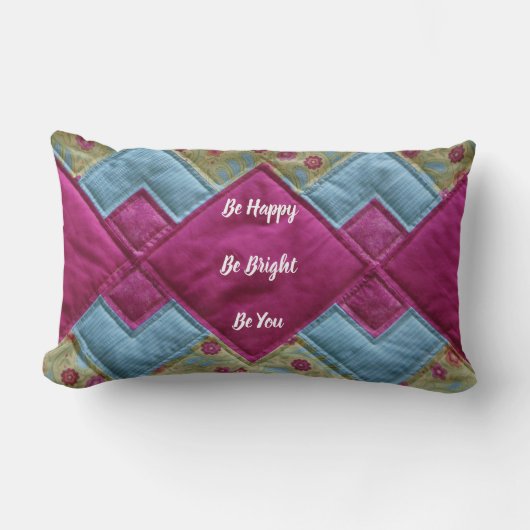 ブライトキルト装飾用クッション ランバークッション (正面)