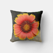 ブライトギカラフルラディアヒマワリフローラ クッション (正面)