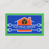 ブライトクリエイティブ電気ホーム回路配線 名刺 (正面)