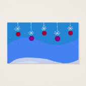 ブライトクリスマスオーナメントギフトラベル (裏面)