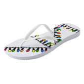 ブライトクリスマスツリーライトホリデービーチサンダル ビーチサンダル (アングル)