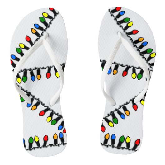 ブライトクリスマスツリーライトホリデービーチサンダル ビーチサンダル (ソール)