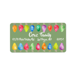 ブライトクリスマス球根差出人住所 ラベル