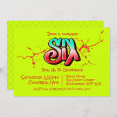 ブライトグラフィティシックス招待状 招待状 (正面/裏面)