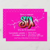 ブライトグラフィティシックス招待状 招待状 (正面/裏面)