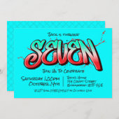 ブライトグラフィティセブン招待状 招待状 (正面/裏面)