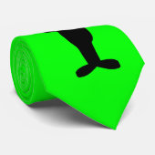 ブライトグリーンとリトルエイリアン ネクタイ (ロール)