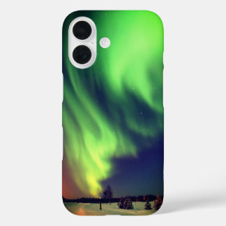 ブライトグリーンアラスカンノーザンライト iPhone 16ケース