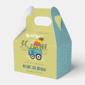 ブライトグリーンキレーフインファームトラクターボーイズ誕生日 フェイバーボックス (正面サイド)