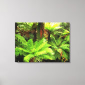 ブライトグリーンツリーシダ キャンバスプリント (正面)