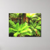 ブライトグリーンツリーシダ キャンバスプリント (正面)
