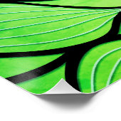 ブライトグリーンヒューズクリエイティブ離れパターン ポスター (コーナー)